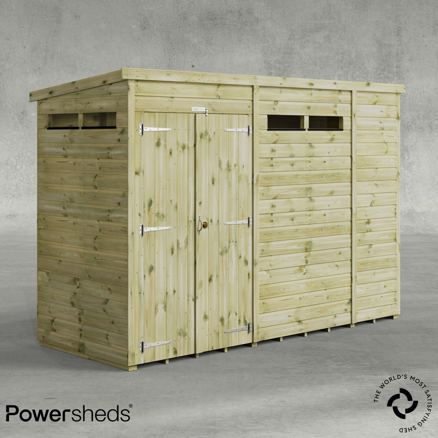 Premium Pent Security Shed