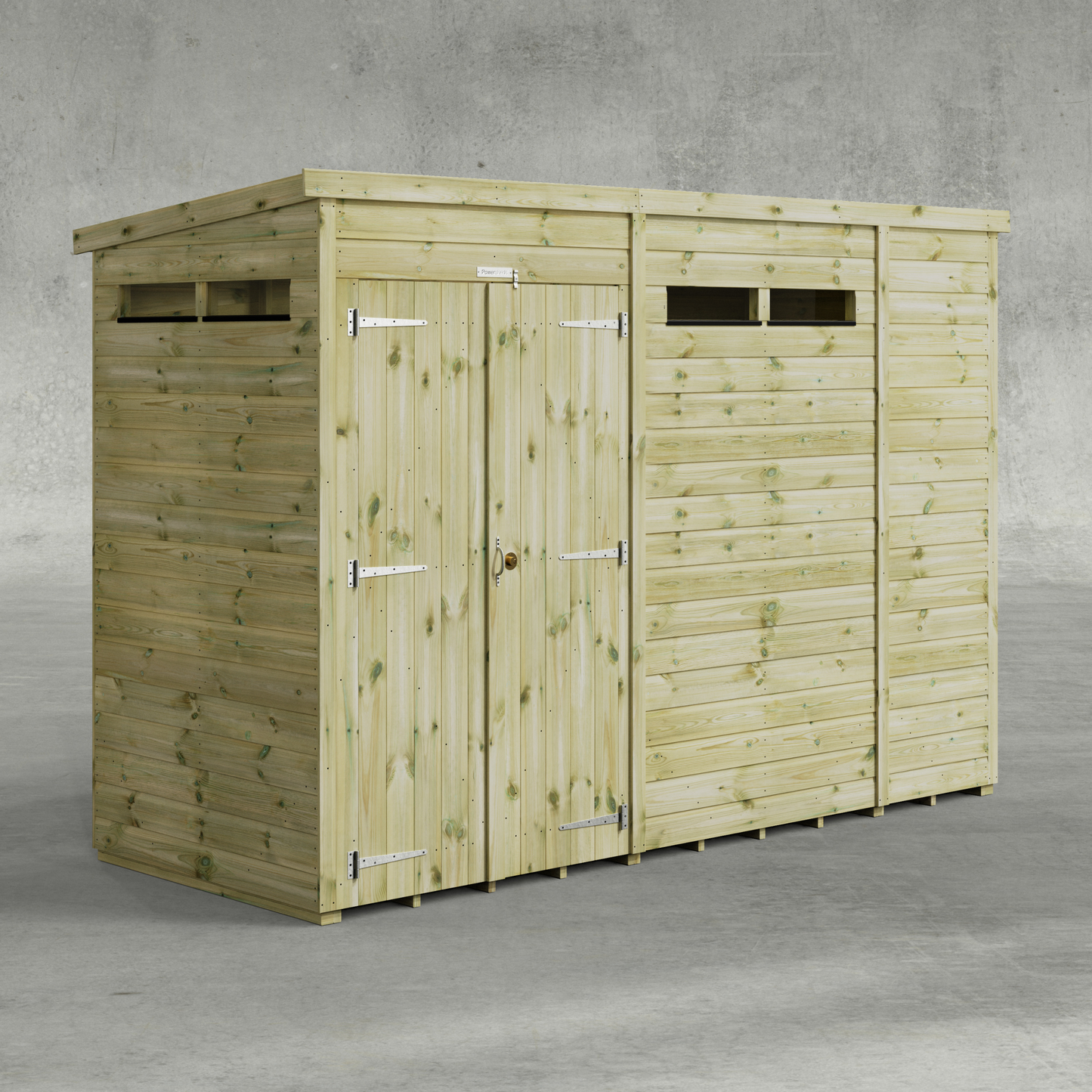 Premium Pent Security Shed