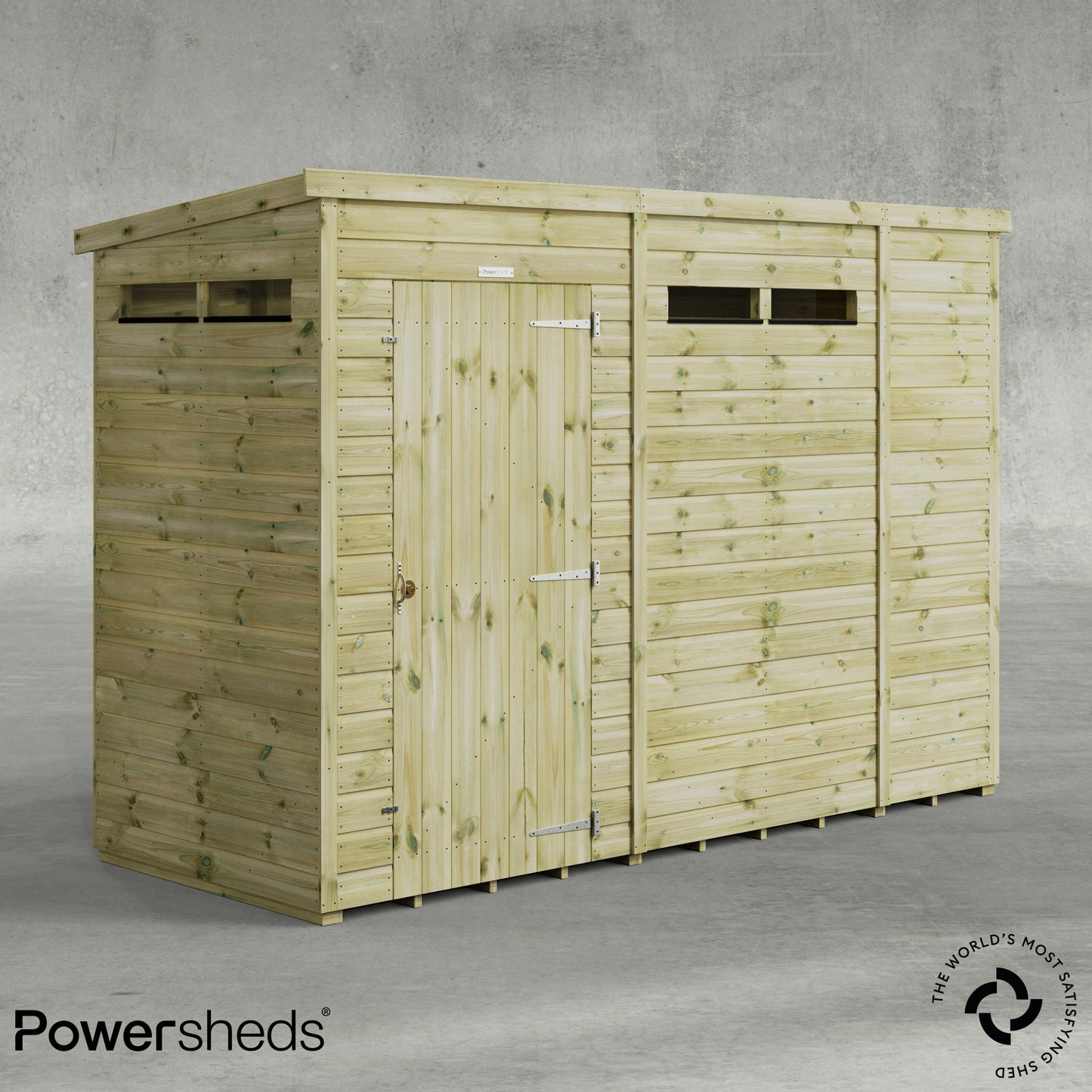 Premium Pent Security Shed