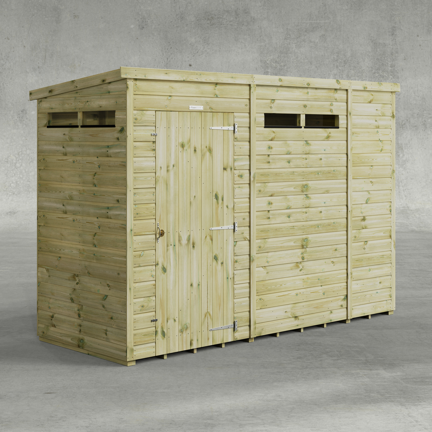 Premium Pent Security Shed
