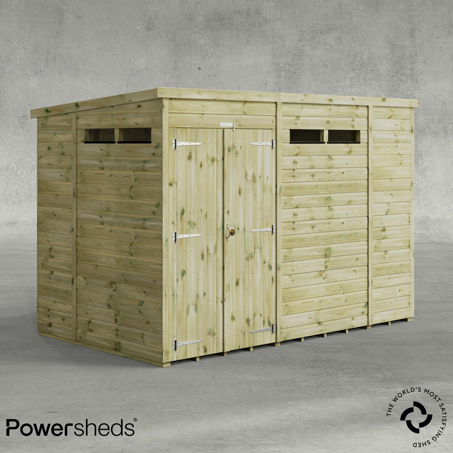 Premium Pent Security Shed
