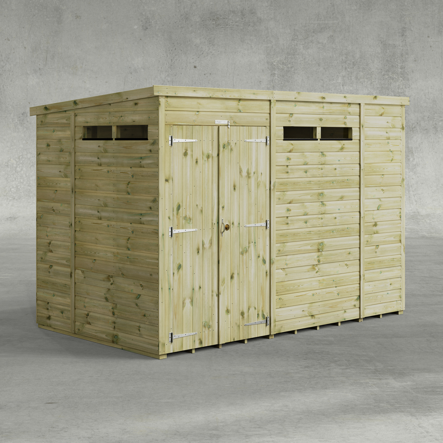 Premium Pent Security Shed
