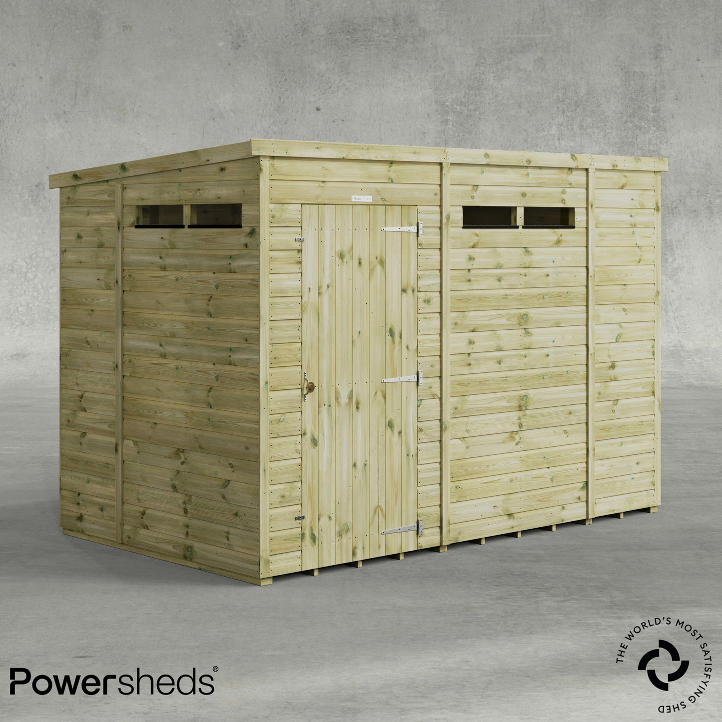 Premium Pent Security Shed
