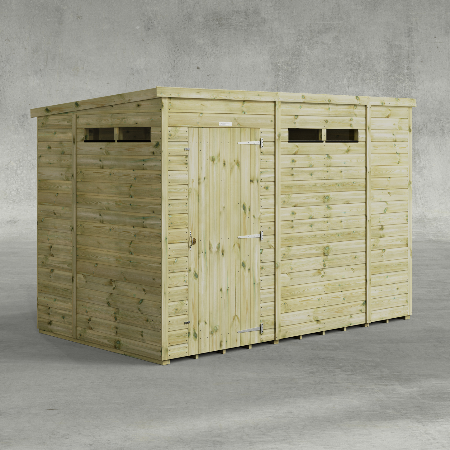 Premium Pent Security Shed