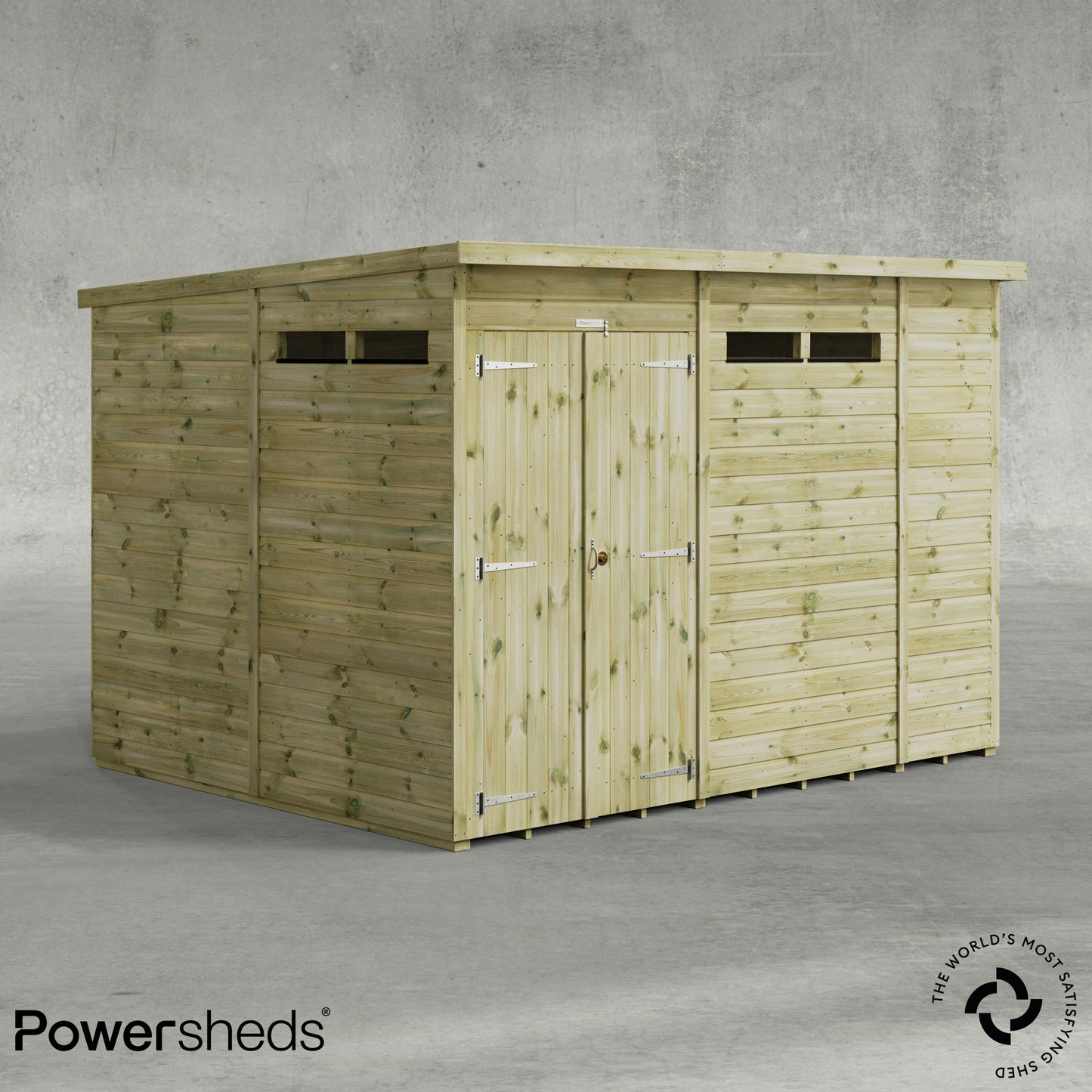 Premium Pent Security Shed