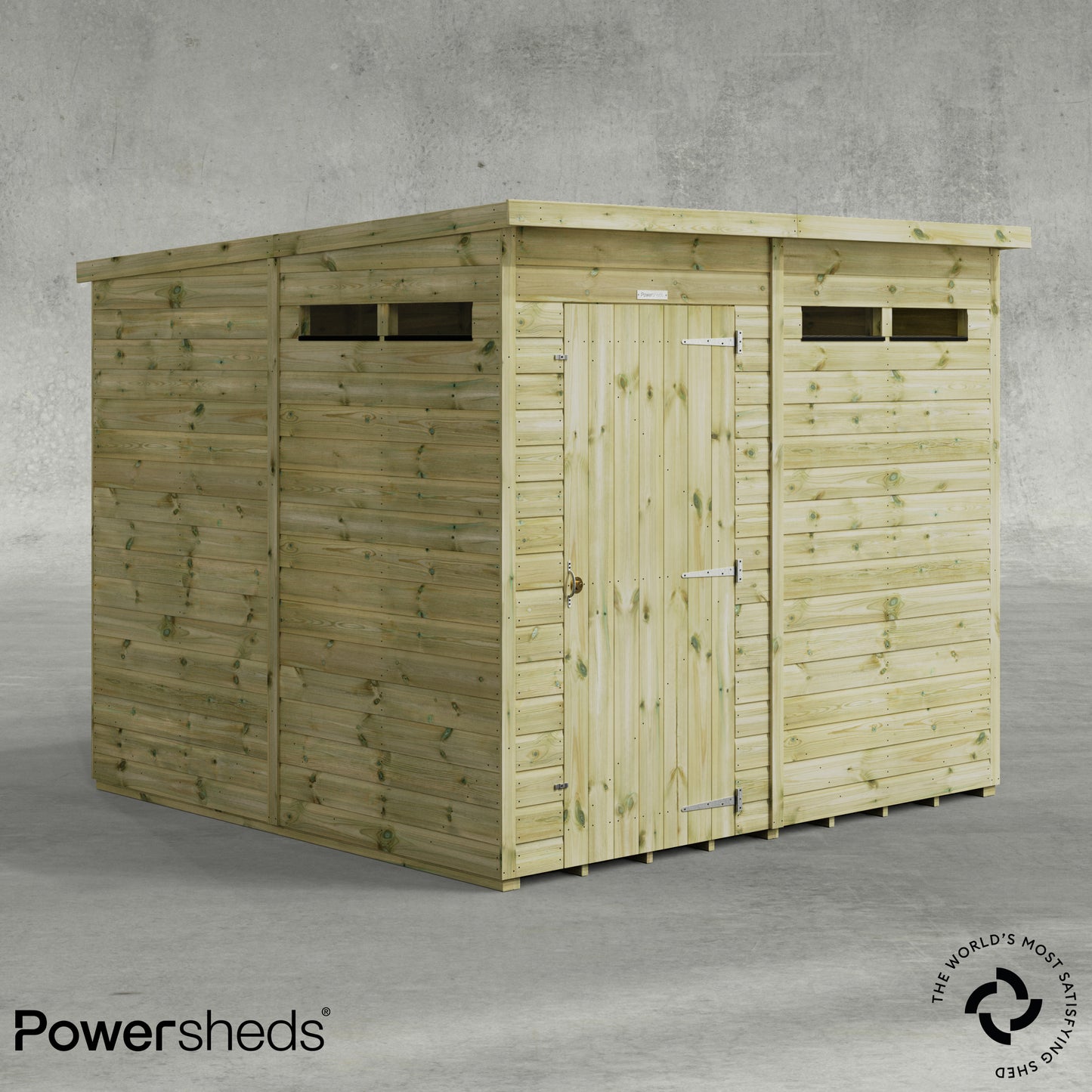 Premium Pent Security Shed