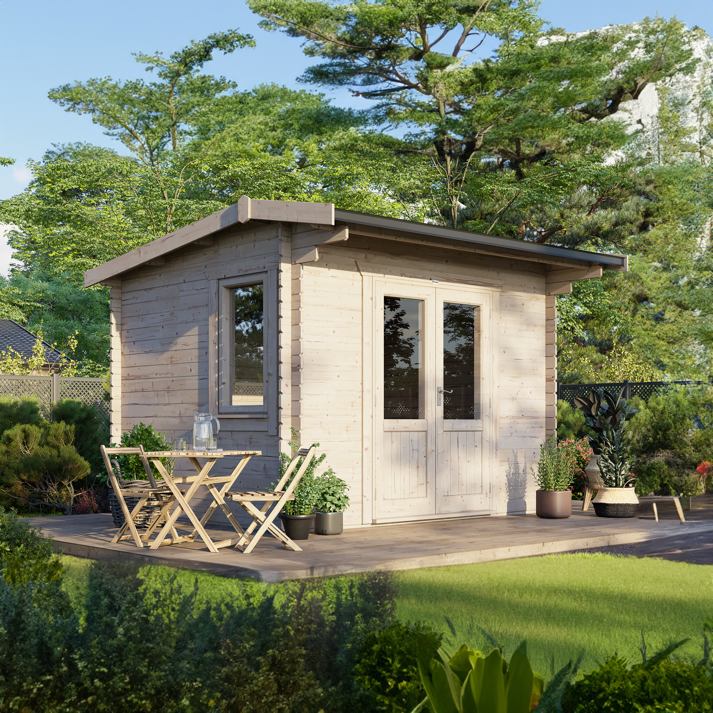 Apex Classic Log Cabin - 44mm
