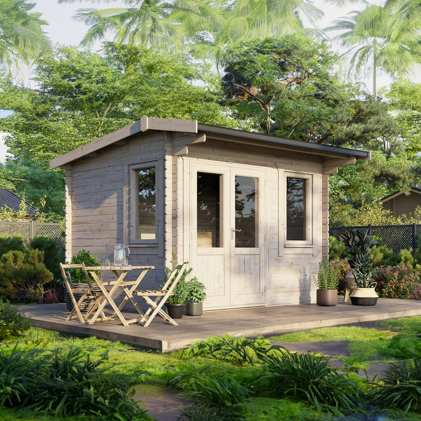 Apex Classic Log Cabin - 44mm