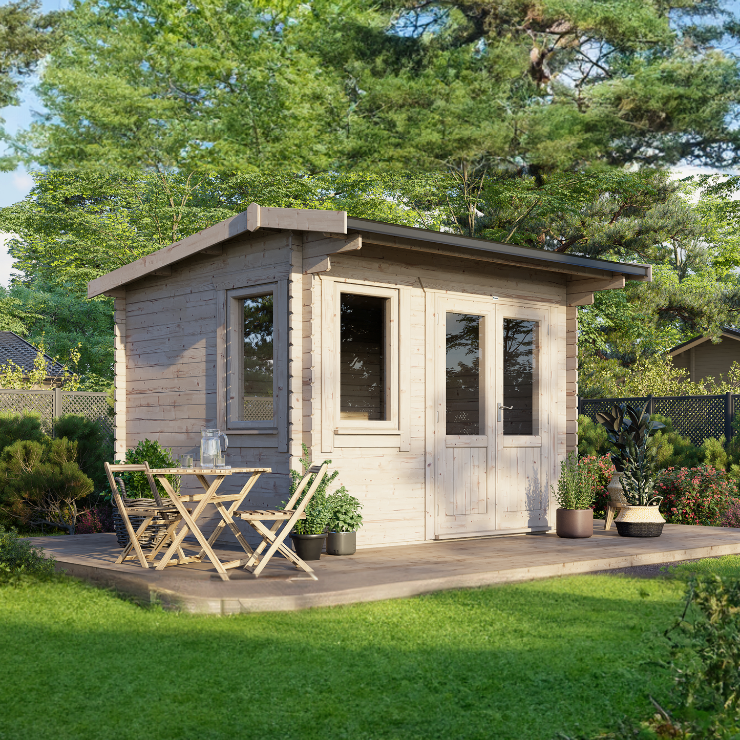 Apex Classic Log Cabin - 44mm