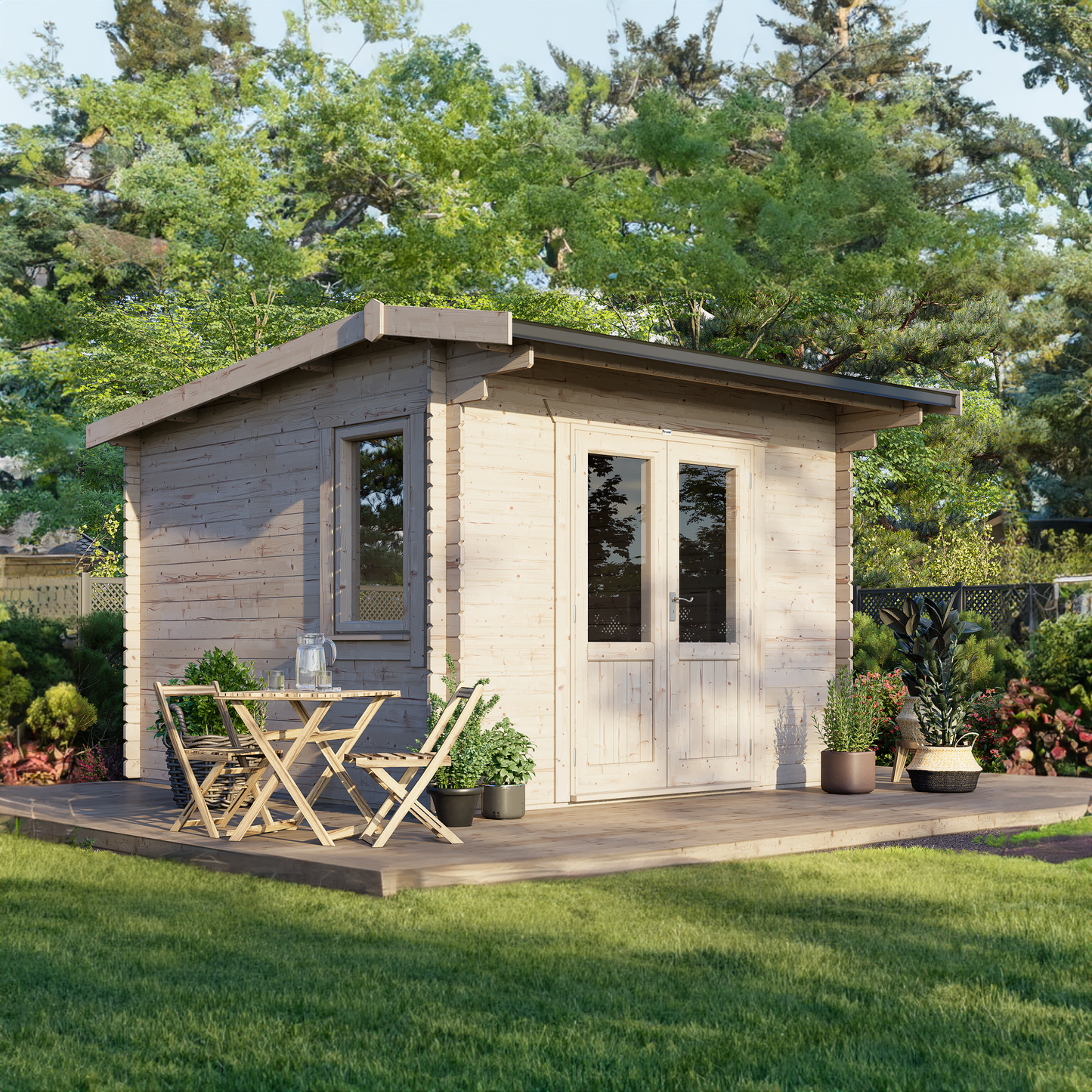 Apex Classic Log Cabin - 44mm