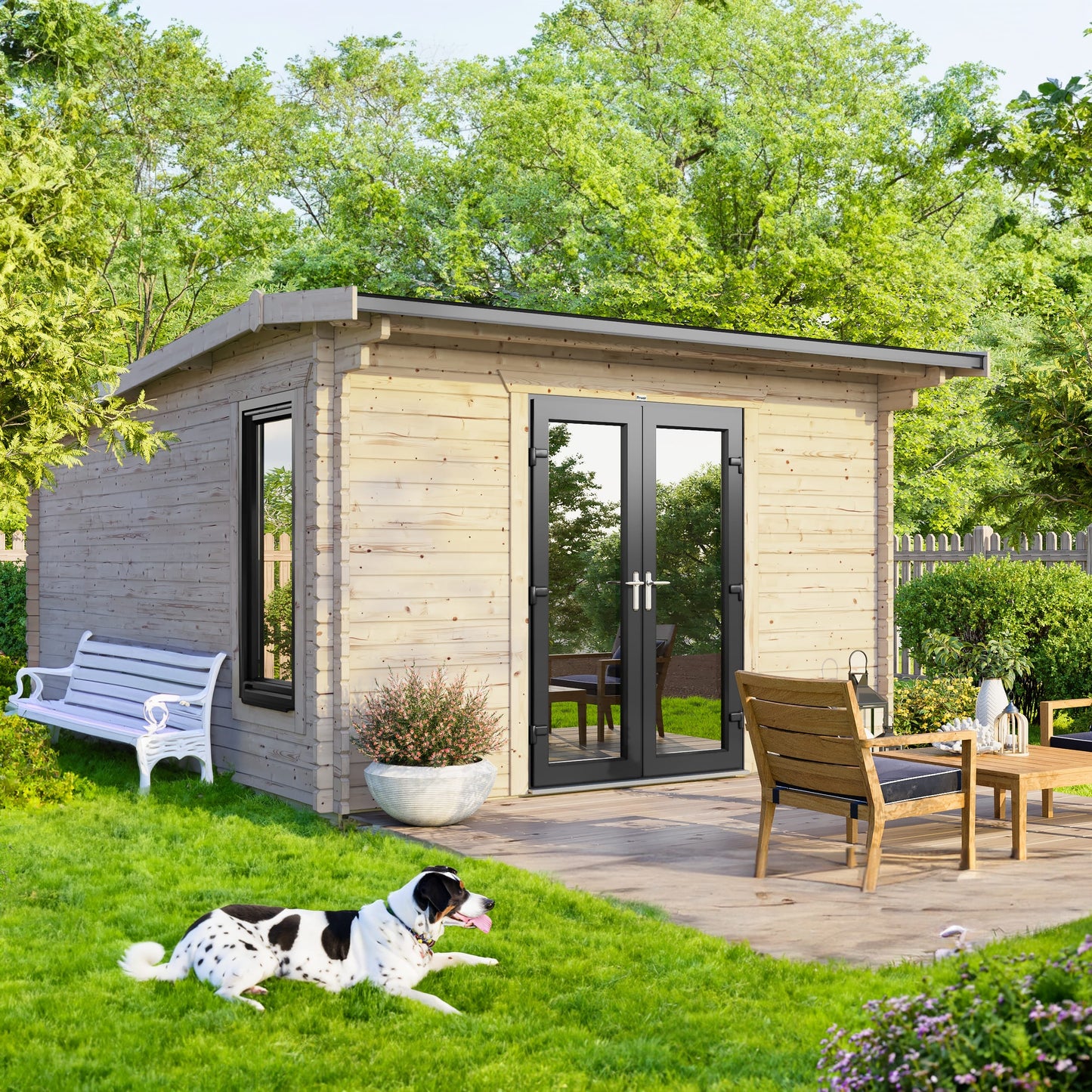 Apex Log Cabin - 44mm