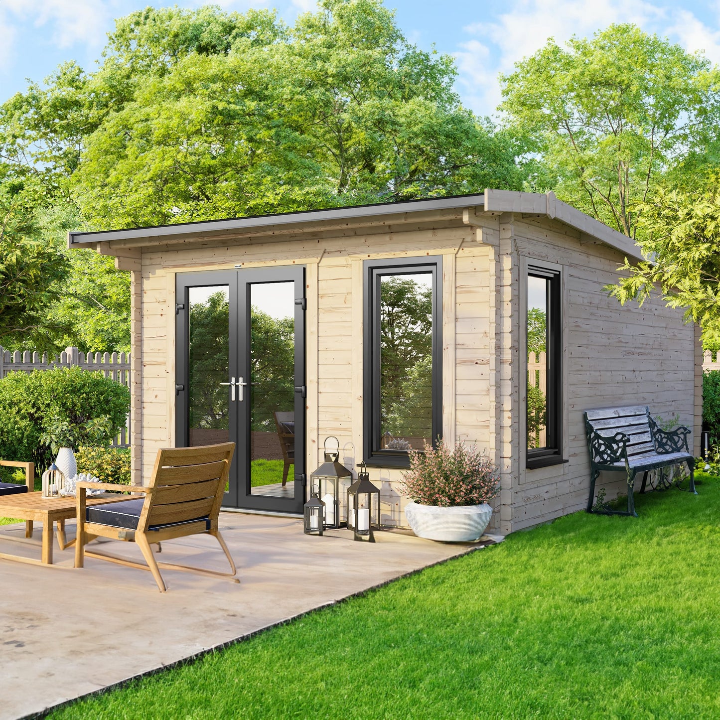 Apex Log Cabin - 44mm