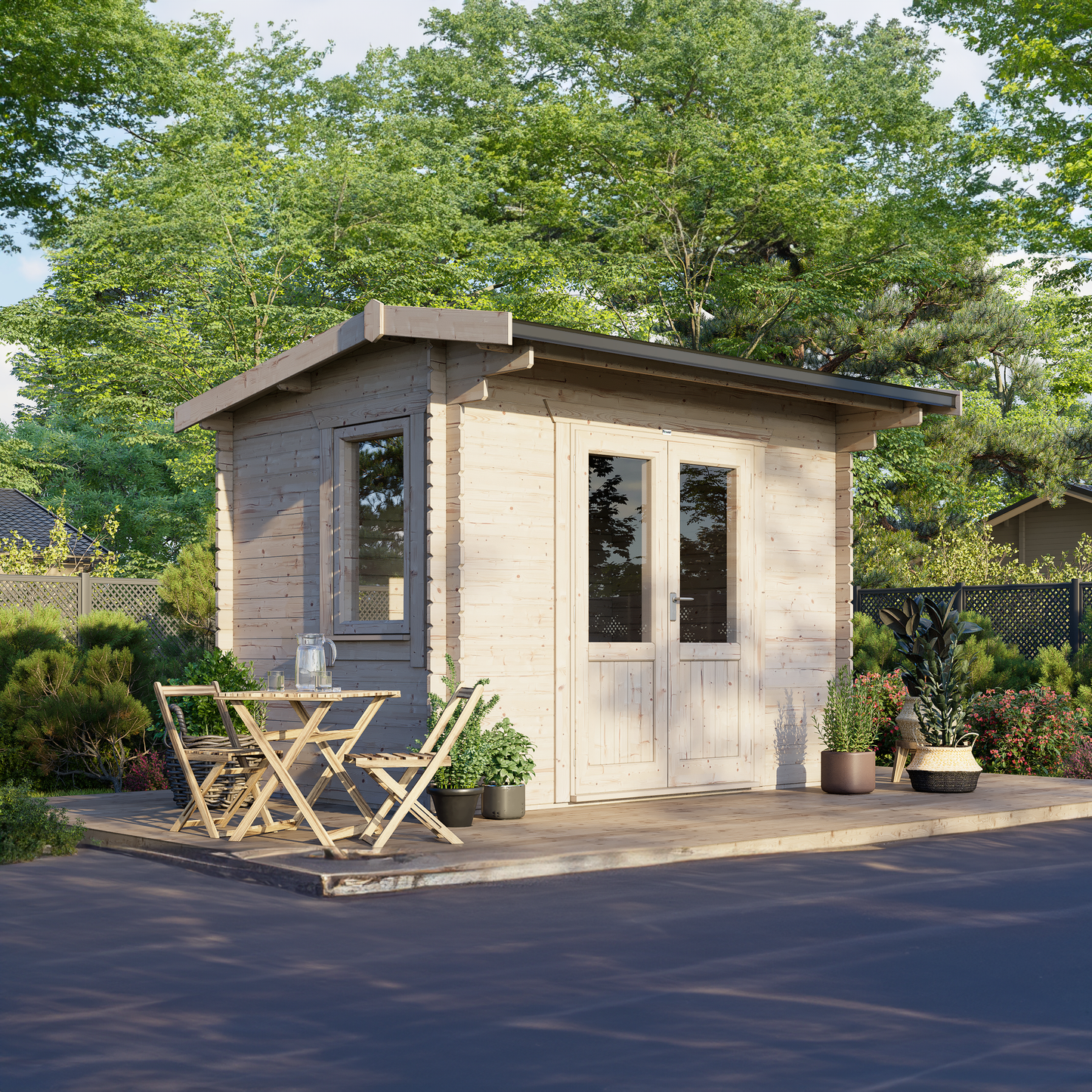 Apex Classic Log Cabin - 44mm