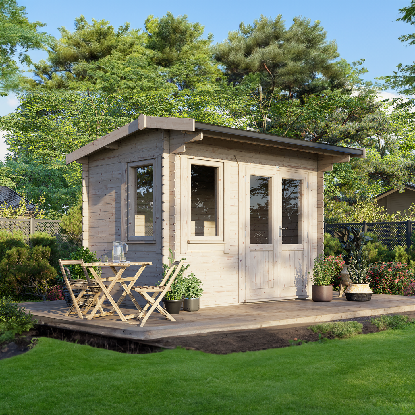 Apex Classic Log Cabin - 44mm