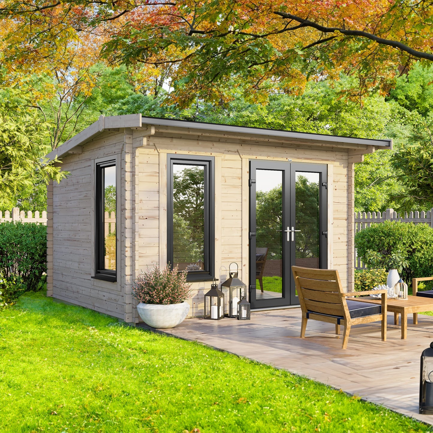 Apex Log Cabin - 44mm