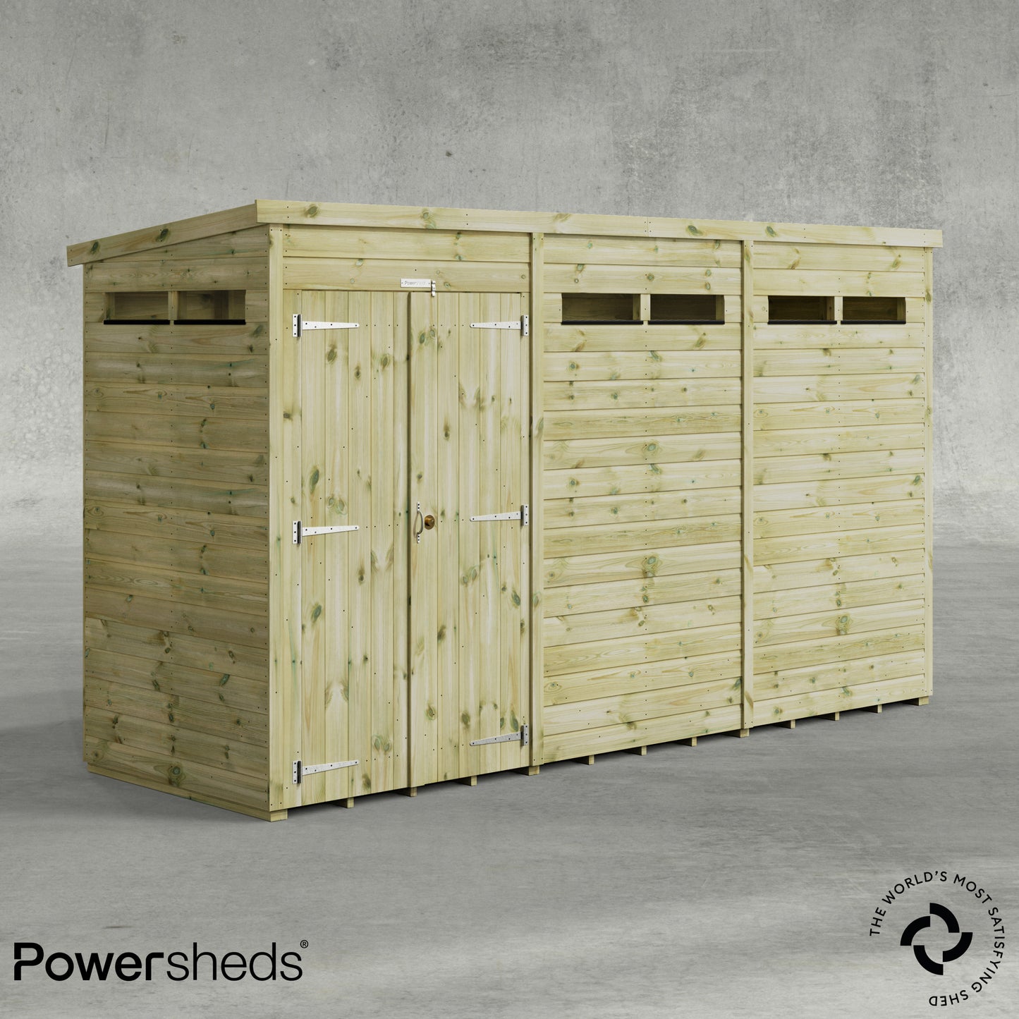 Premium Pent Security Shed