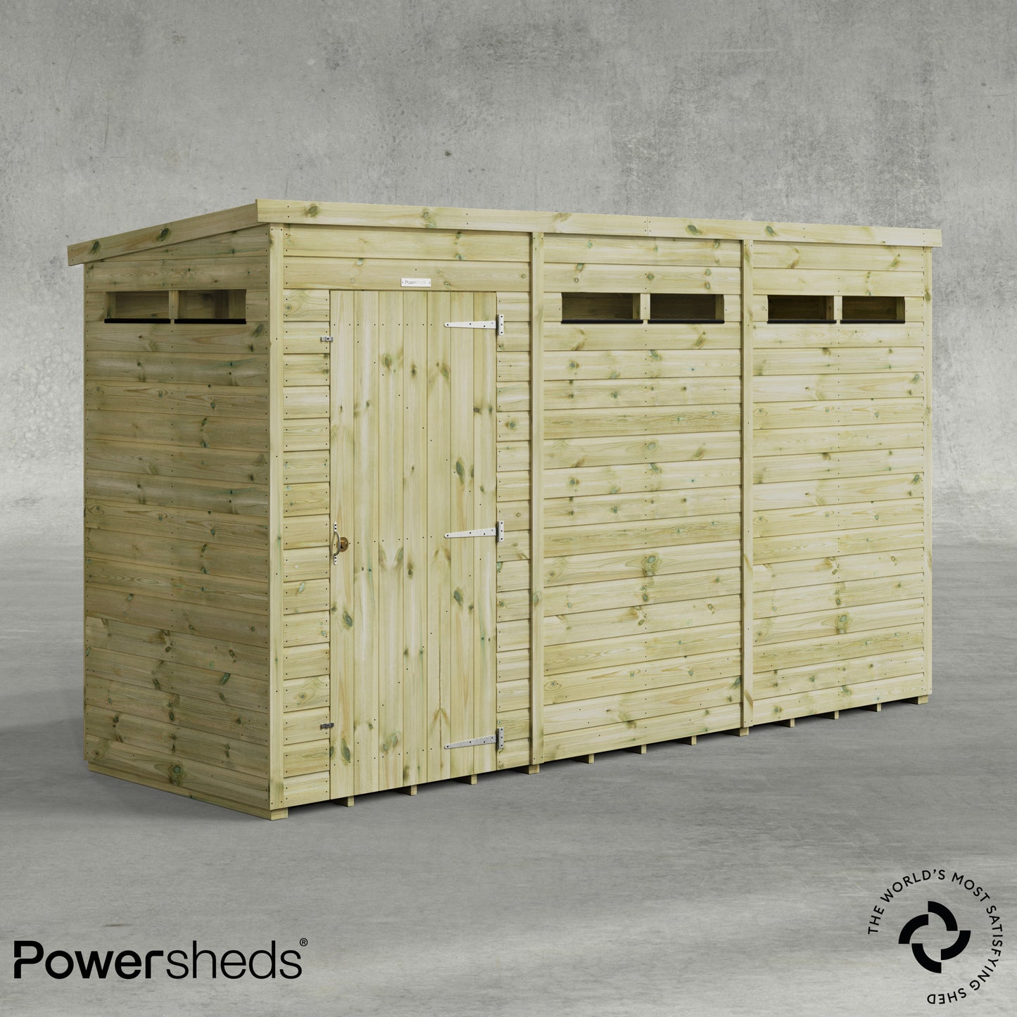 Premium Pent Security Shed