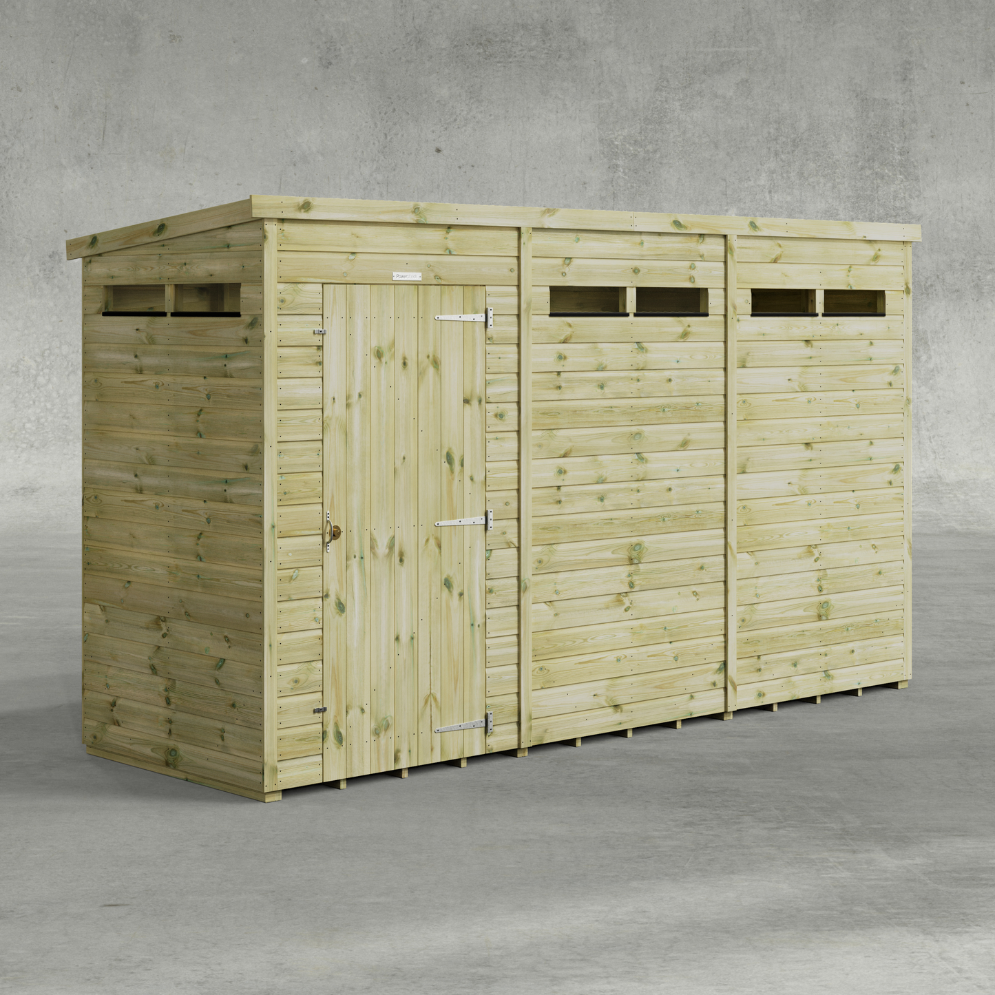 Premium Pent Security Shed