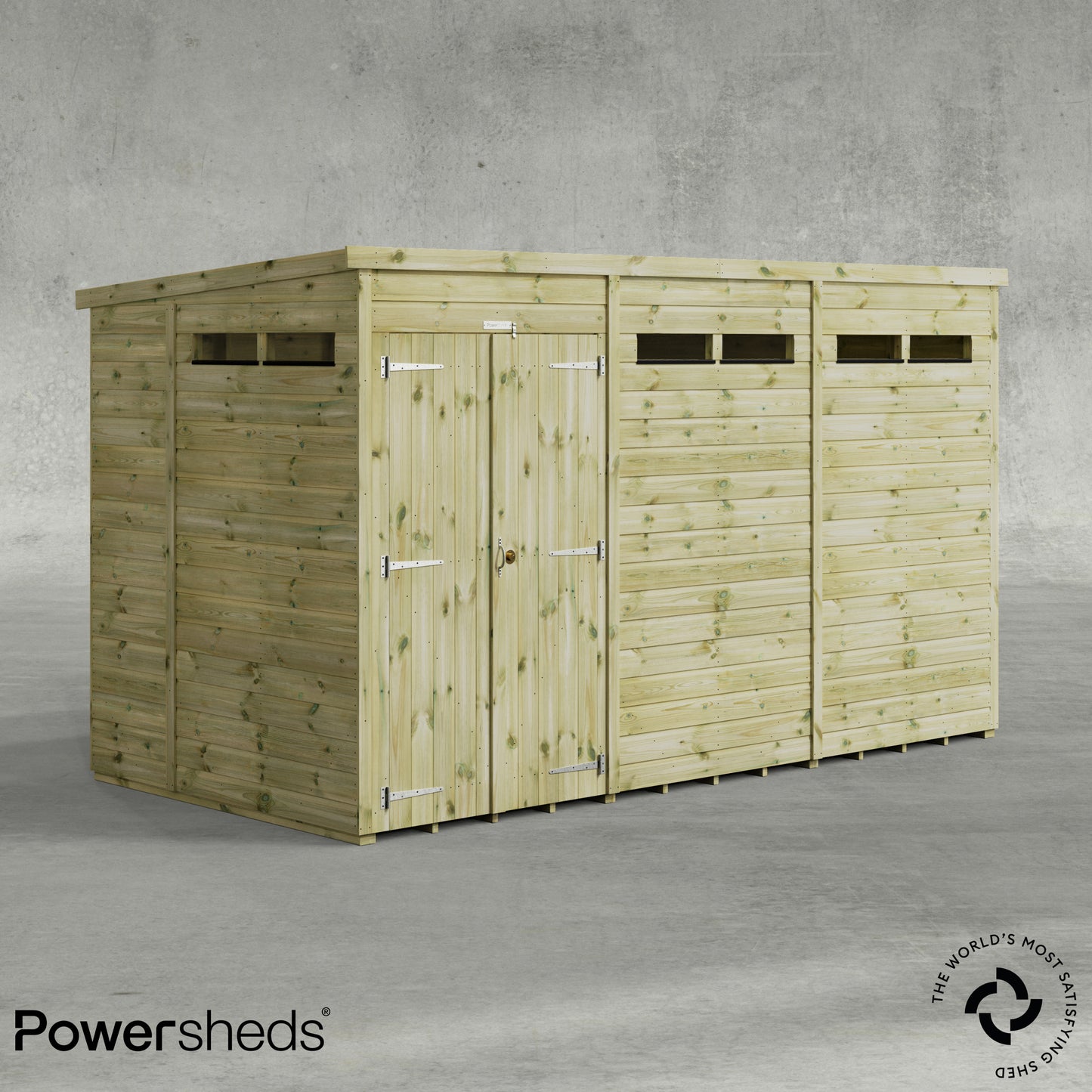 Premium Pent Security Shed