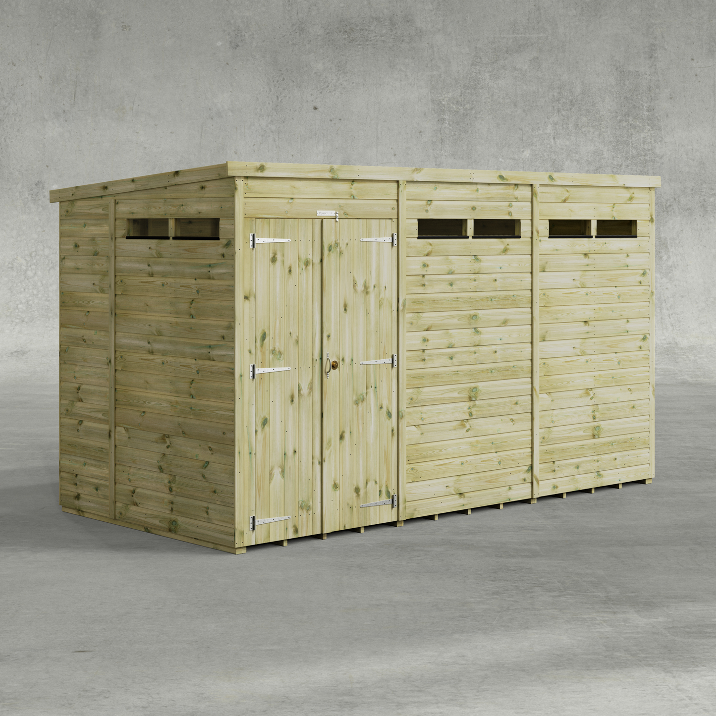 Premium Pent Security Shed