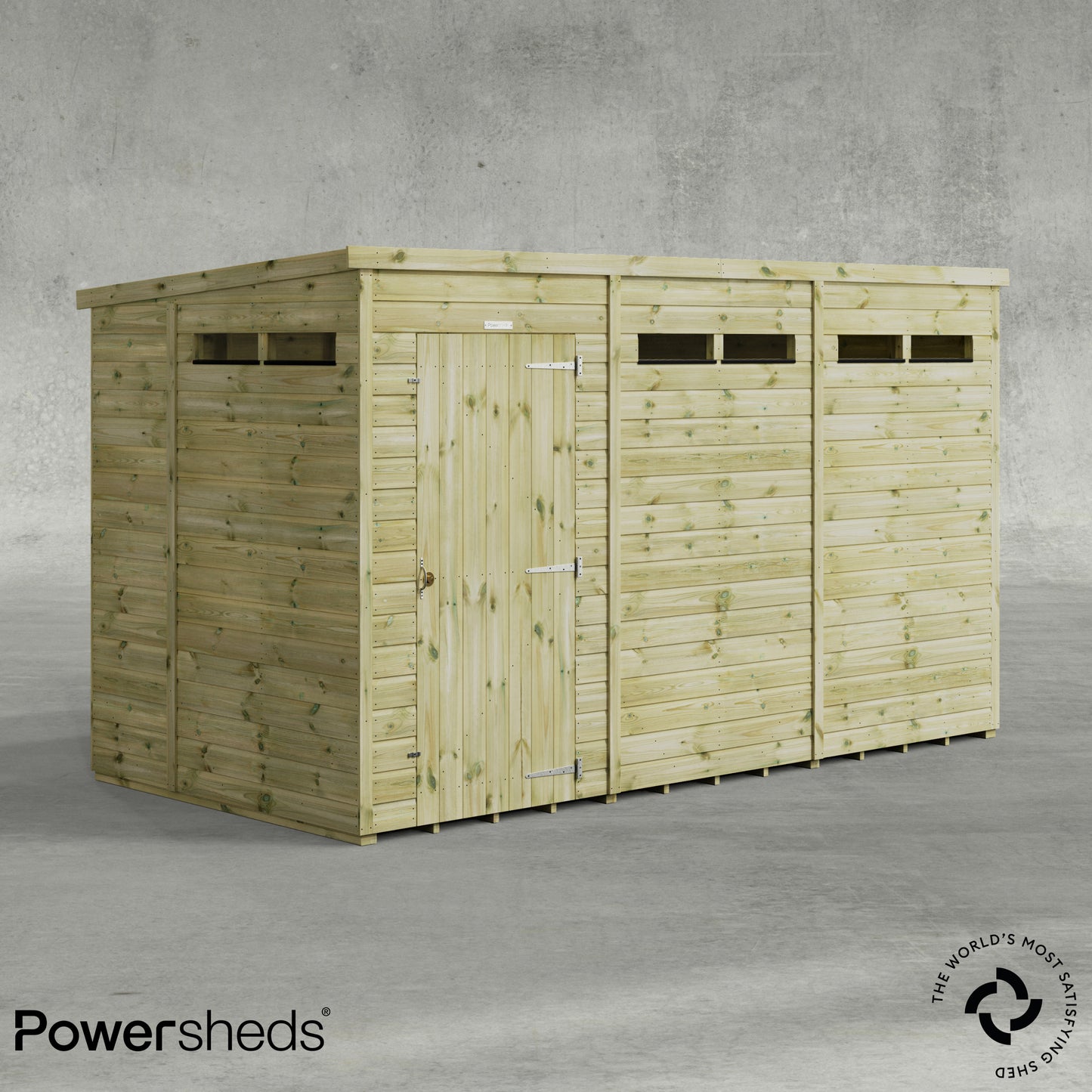 Premium Pent Security Shed
