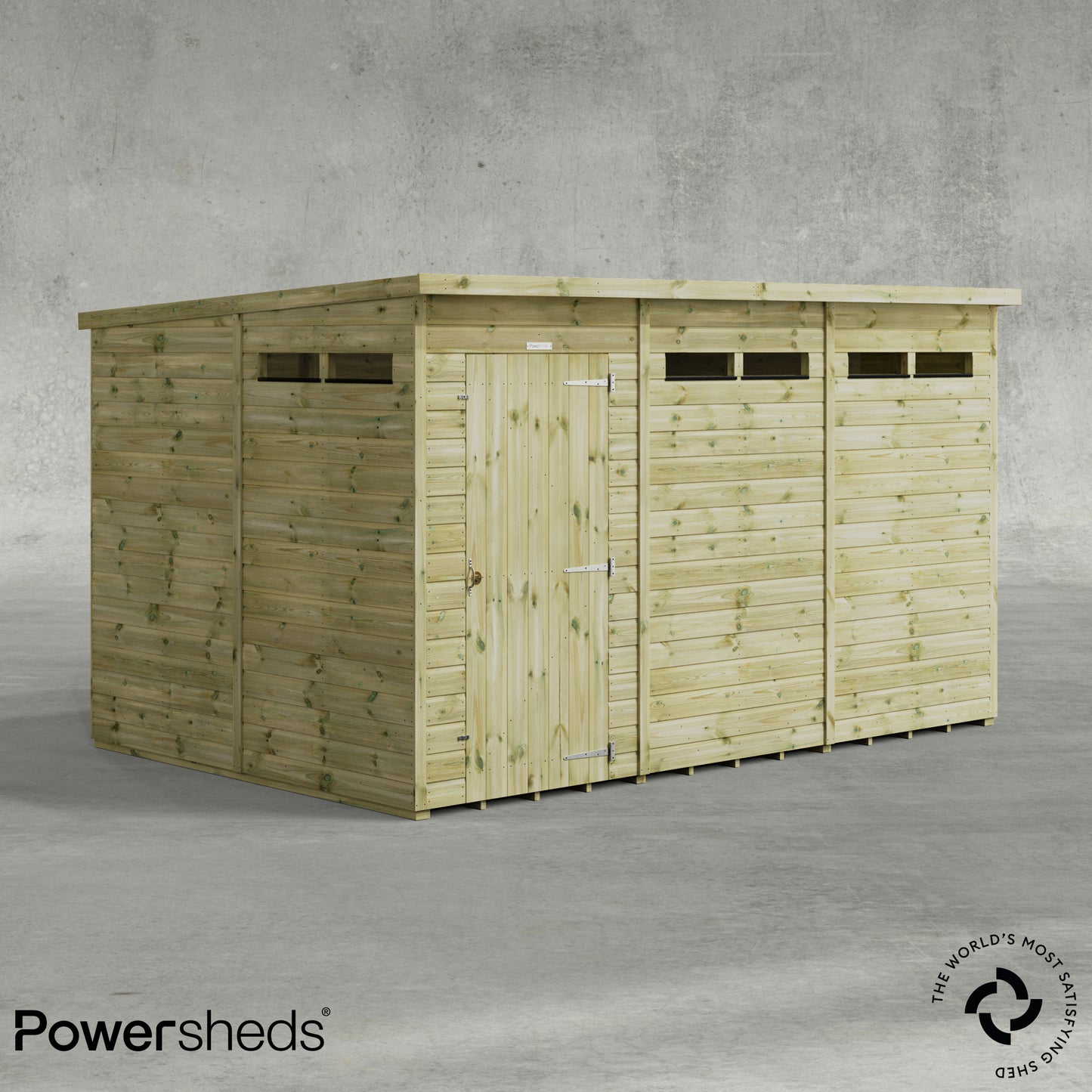 Premium Pent Security Shed