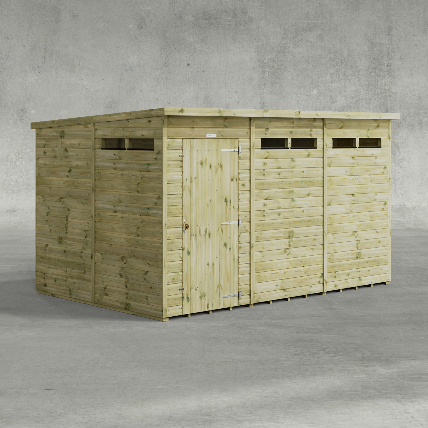 Premium Pent Security Shed