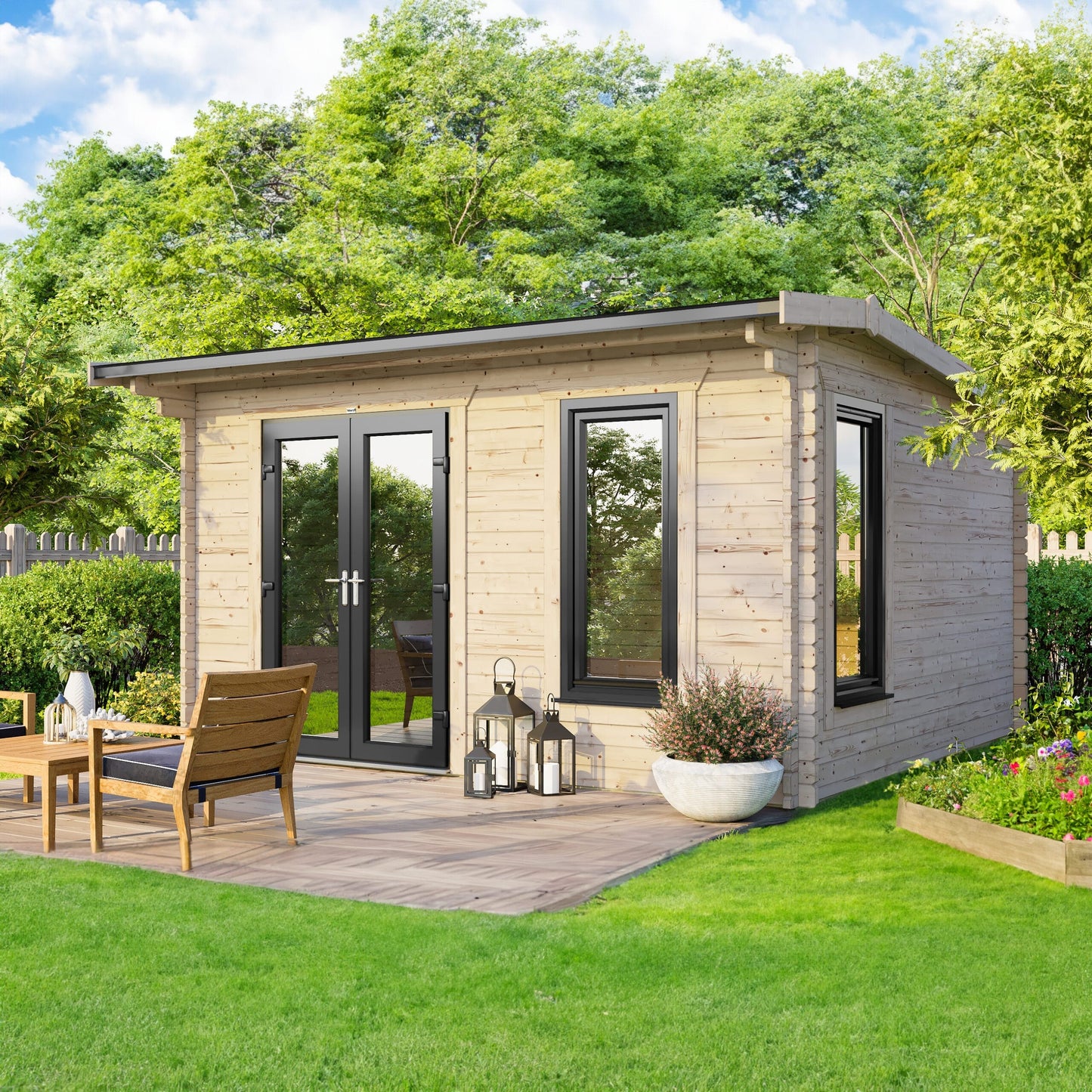 Apex Log Cabin - 44mm
