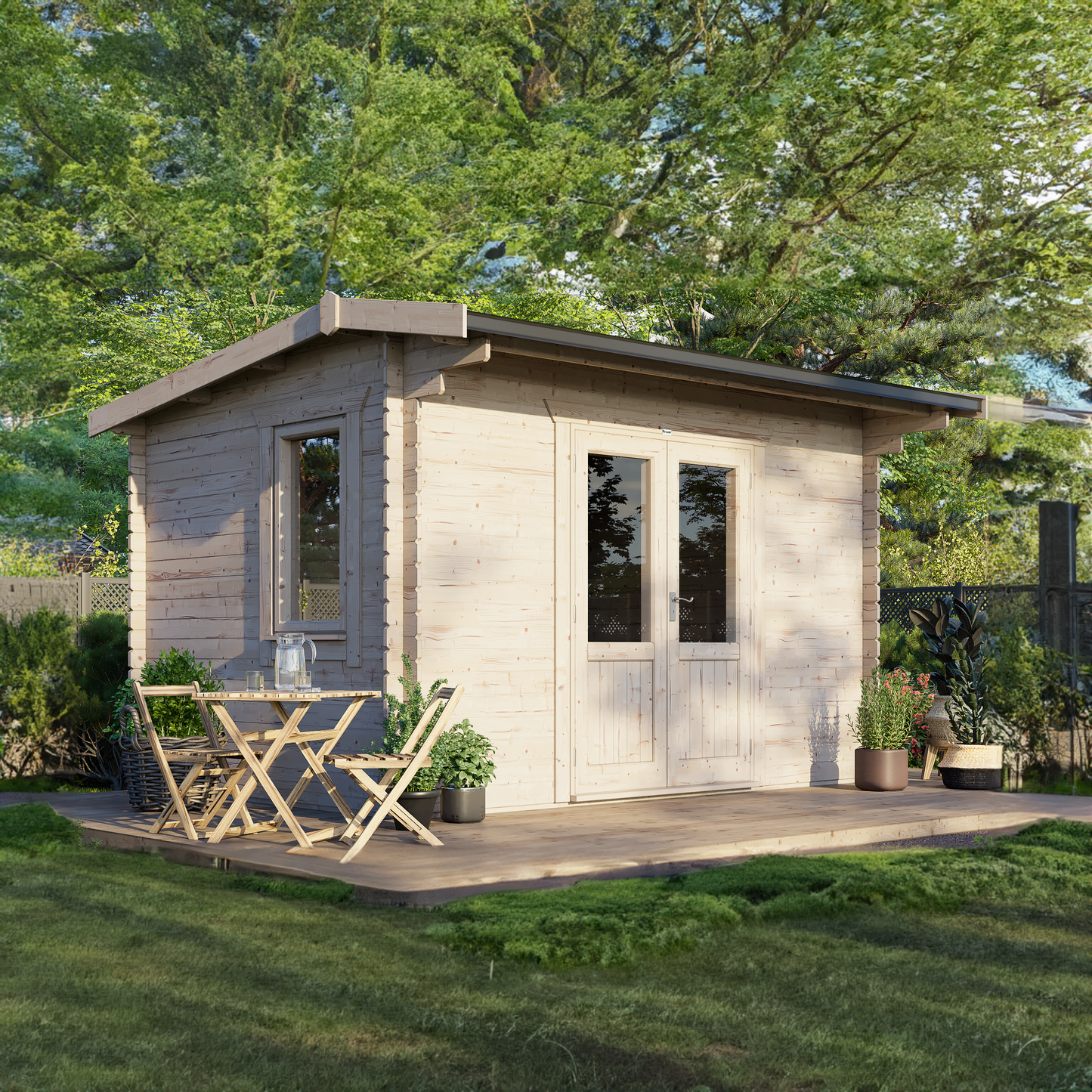Apex Classic Log Cabin - 44mm