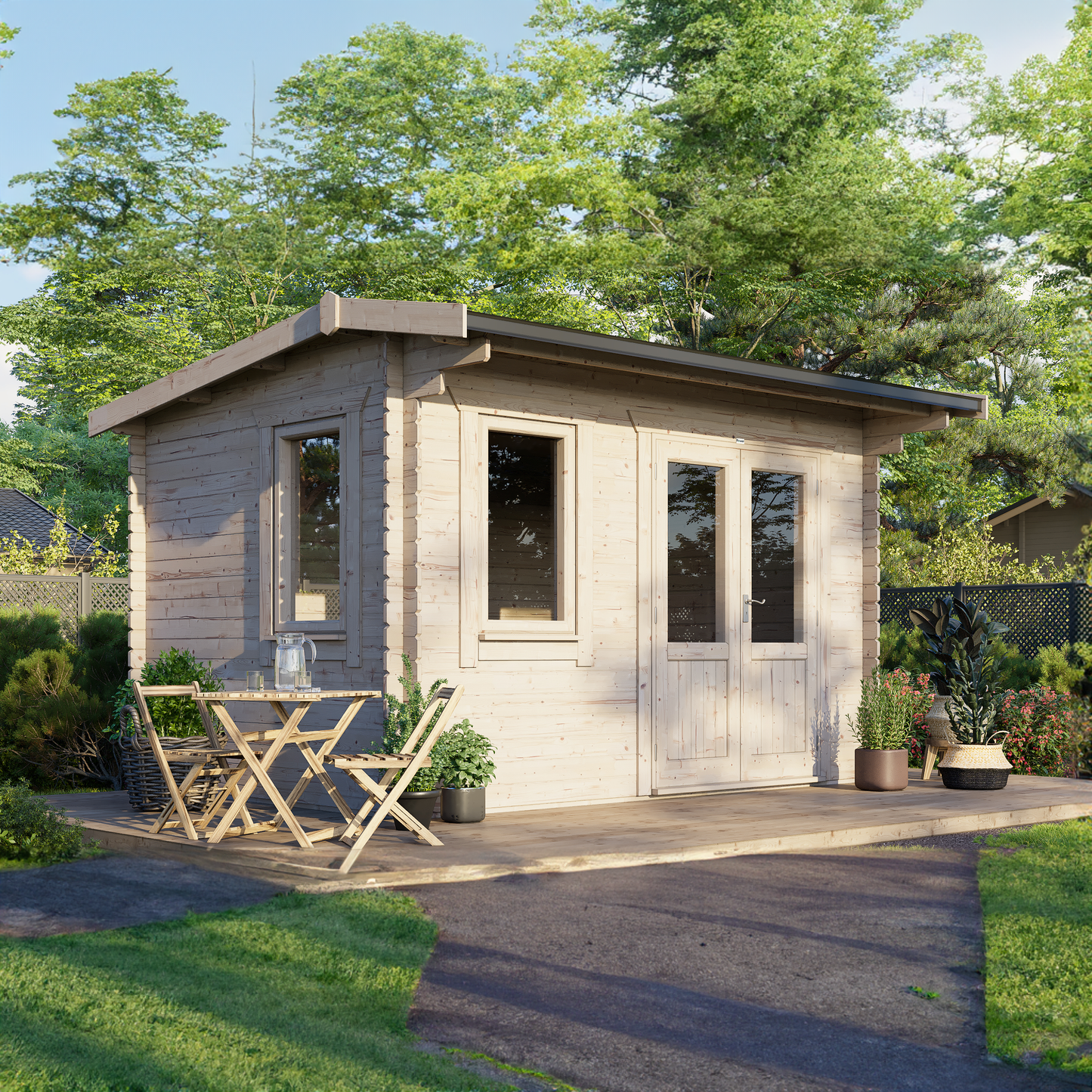 Apex Classic Log Cabin - 44mm