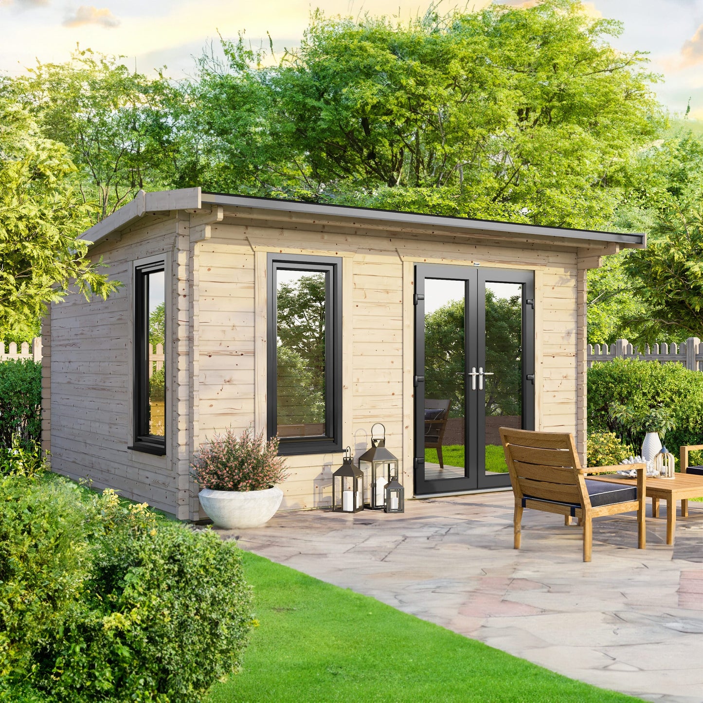 Apex Log Cabin - 44mm