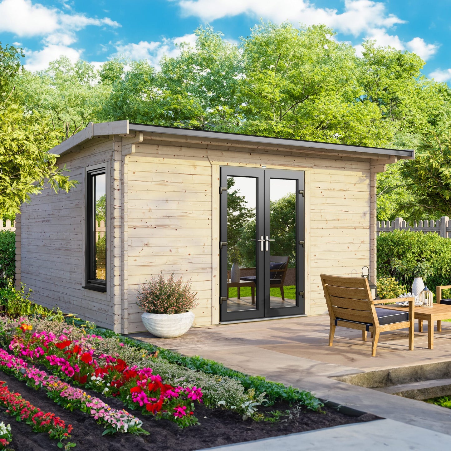 Apex Log Cabin - 44mm