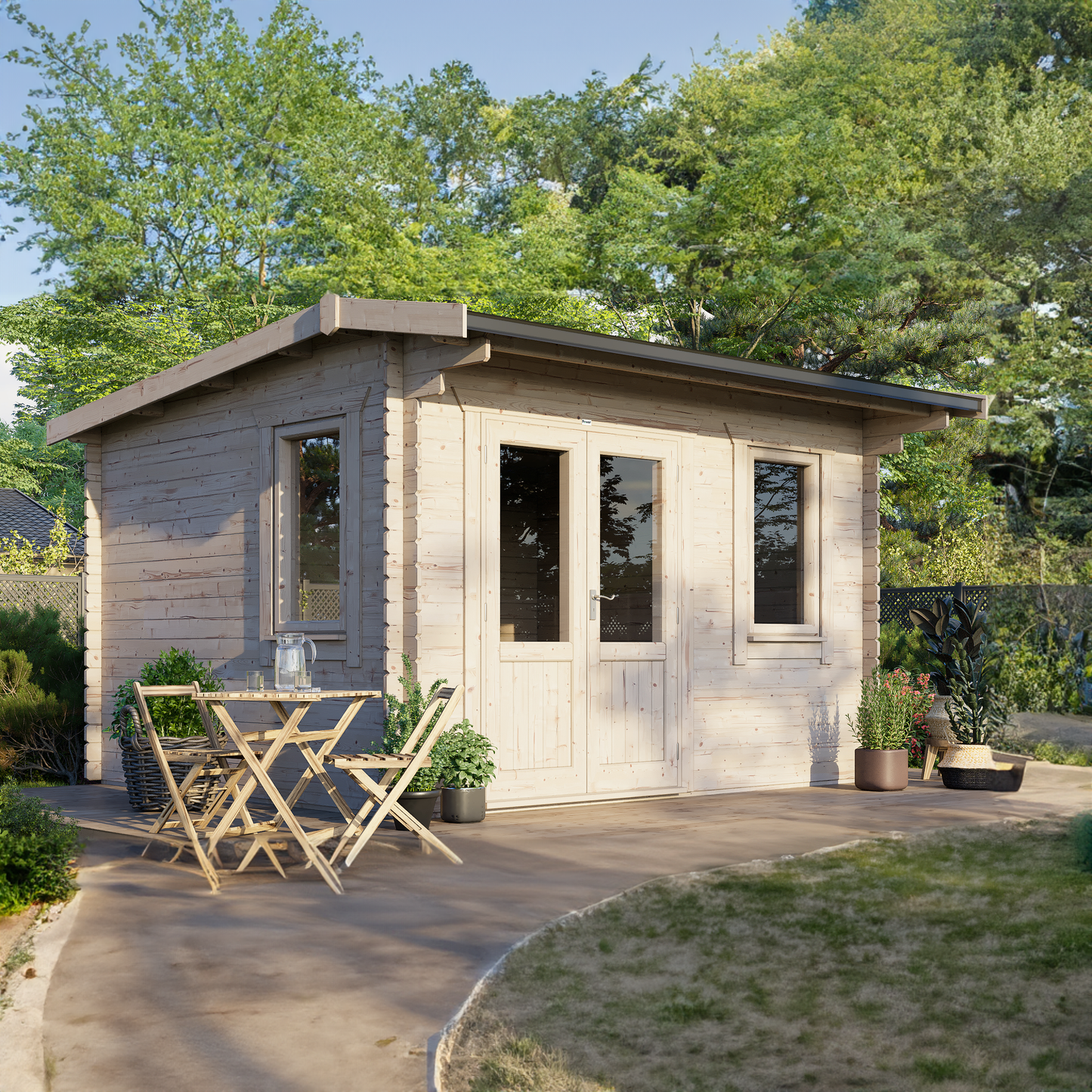 Apex Classic Log Cabin - 44mm