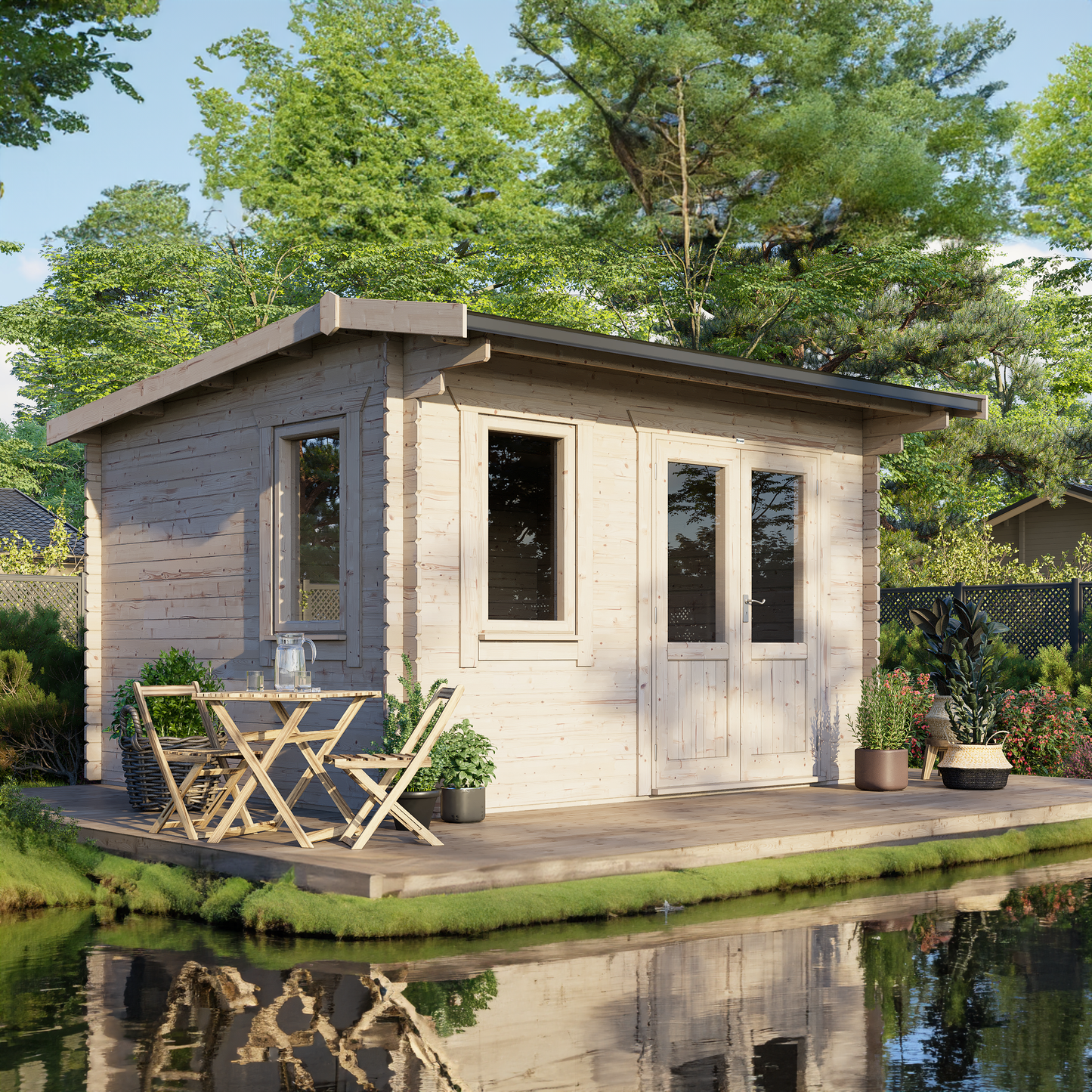 Apex Classic Log Cabin - 44mm