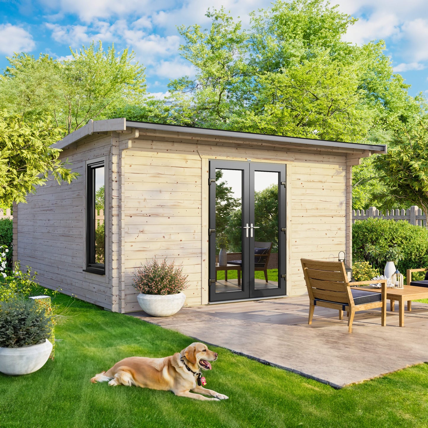 Apex Log Cabin - 44mm