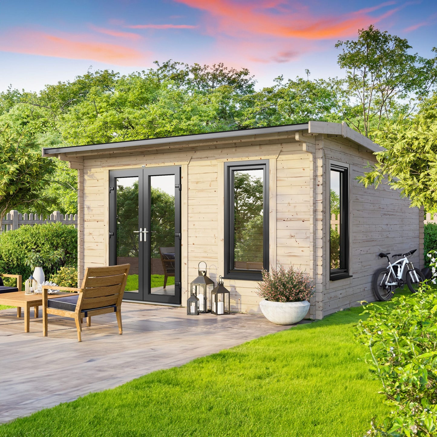 Apex Log Cabin - 44mm