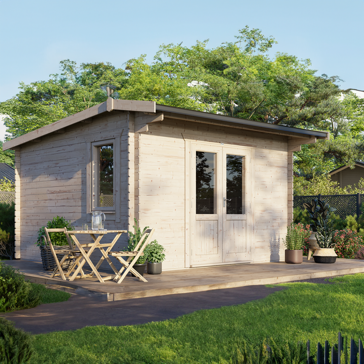 Apex Classic Log Cabin - 44mm