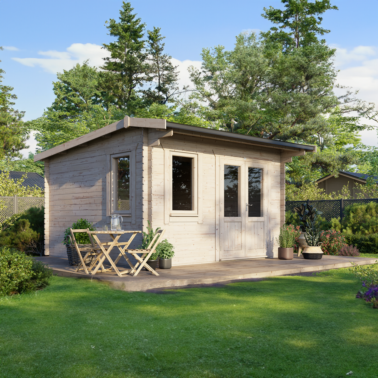 Apex Classic Log Cabin - 44mm