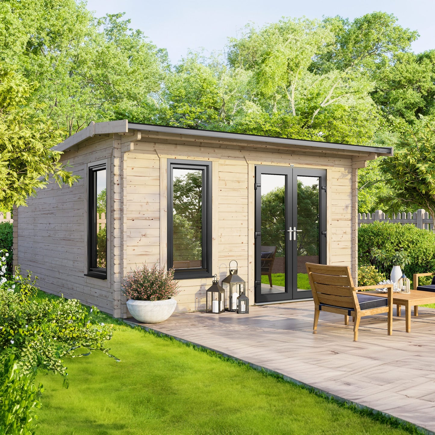 Apex Log Cabin - 44mm