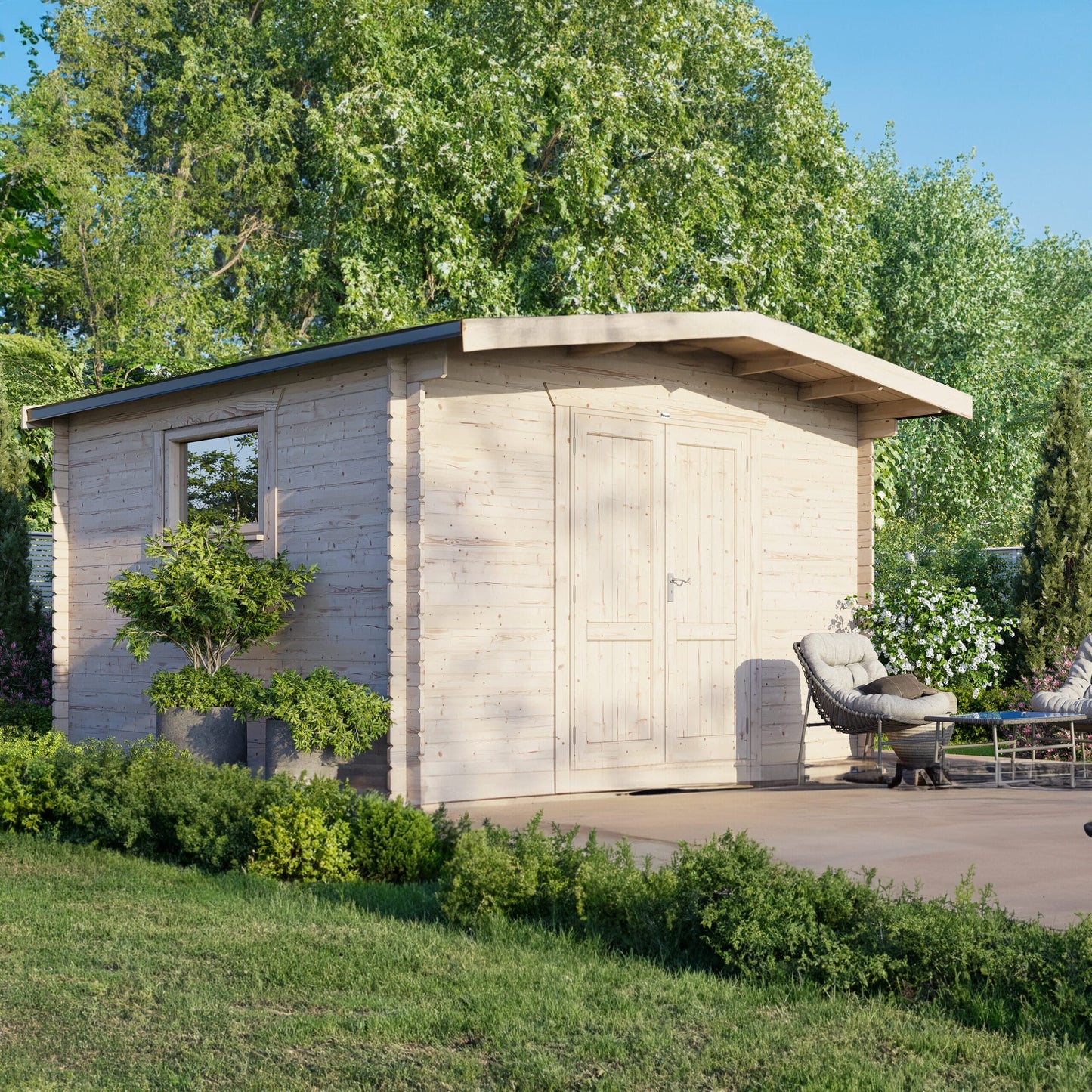 Chalet Workshop Log Cabin