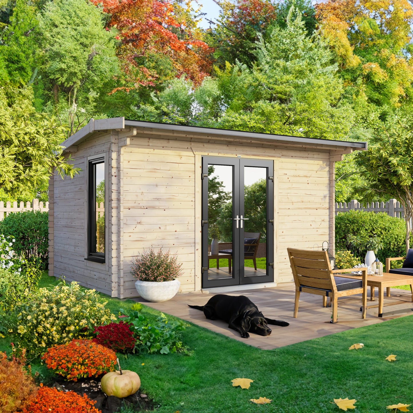 Apex Log Cabin - 44mm
