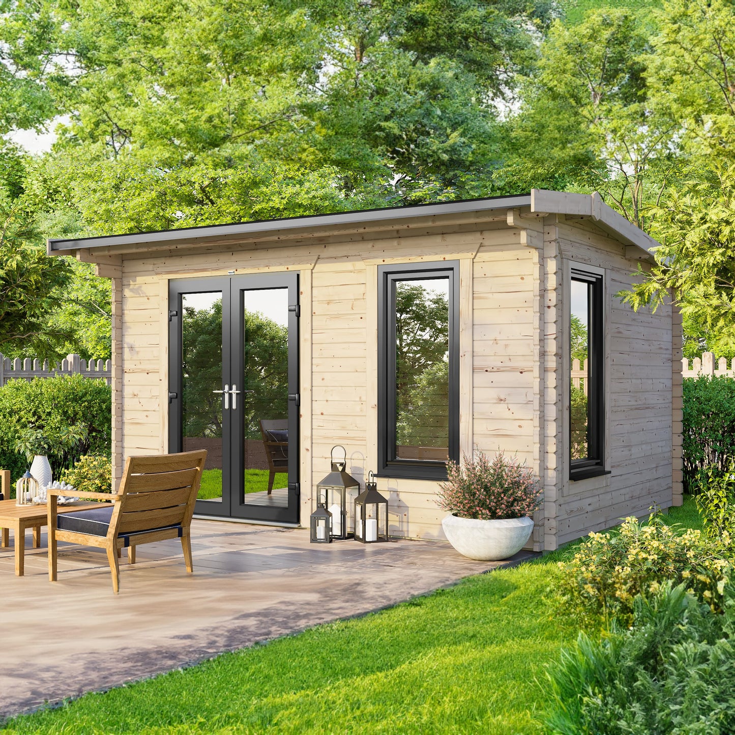 Apex Log Cabin - 44mm