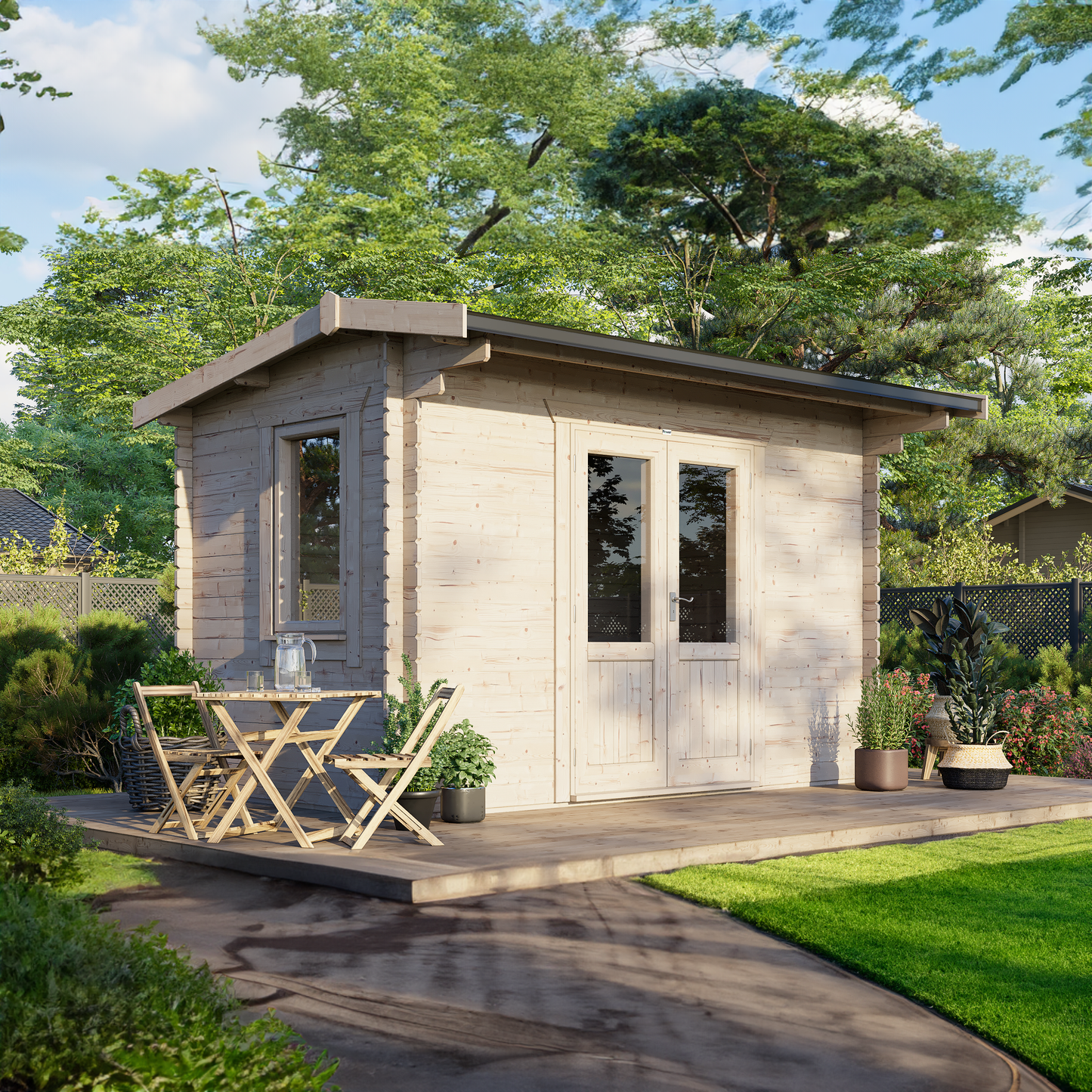 Apex Classic Log Cabin - 44mm