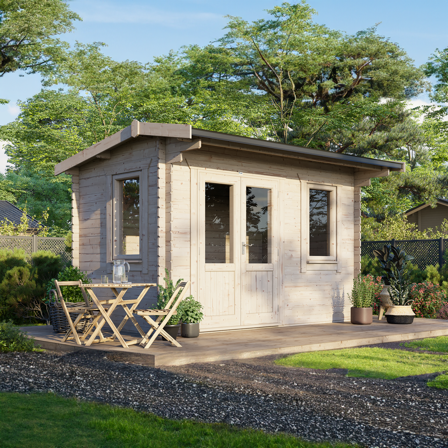 Apex Classic Log Cabin - 44mm