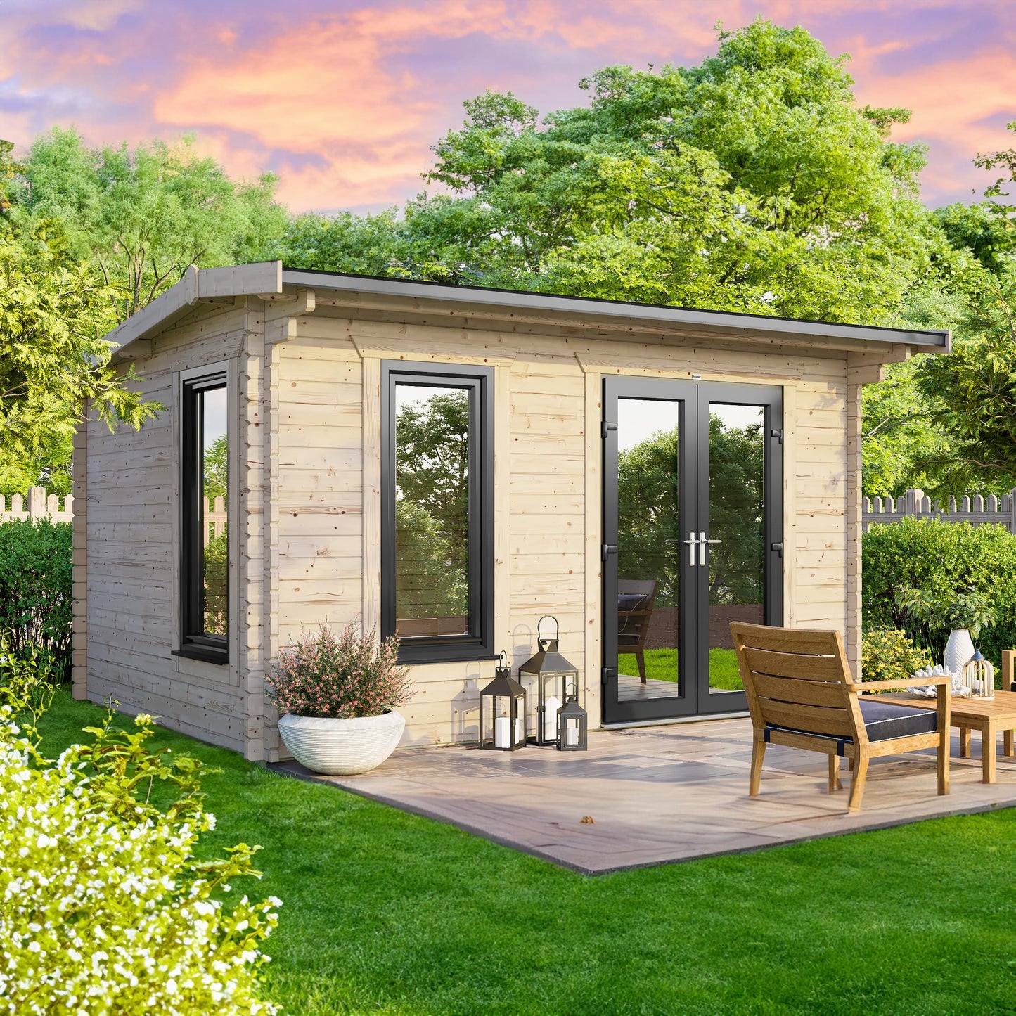 Apex Log Cabin - 44mm