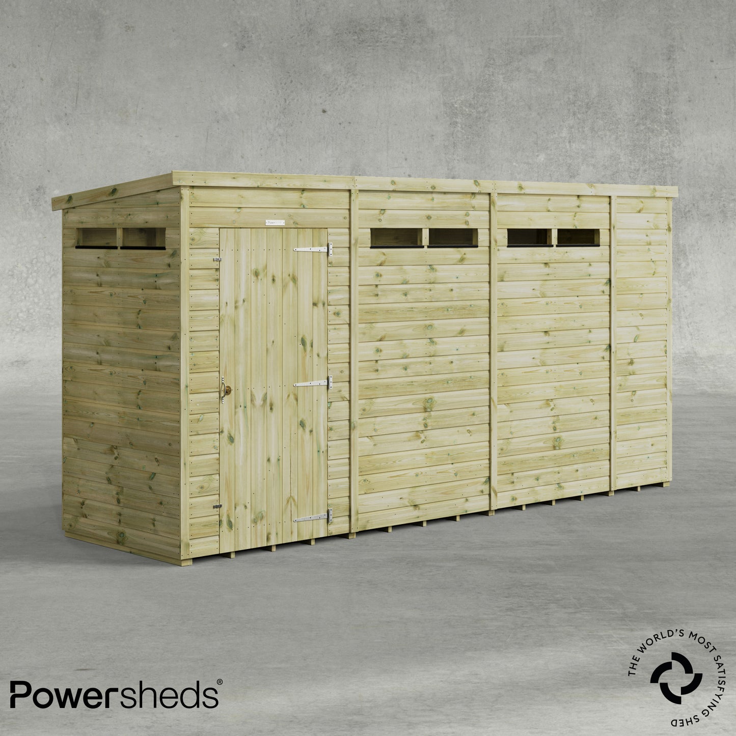 Premium Pent Security Shed