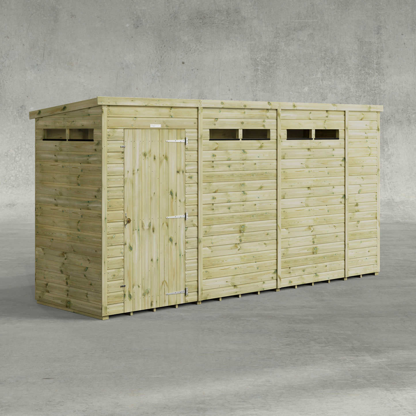 Premium Pent Security Shed