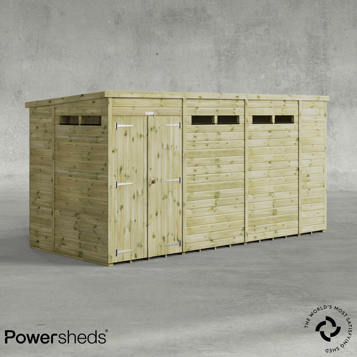Premium Pent Security Shed