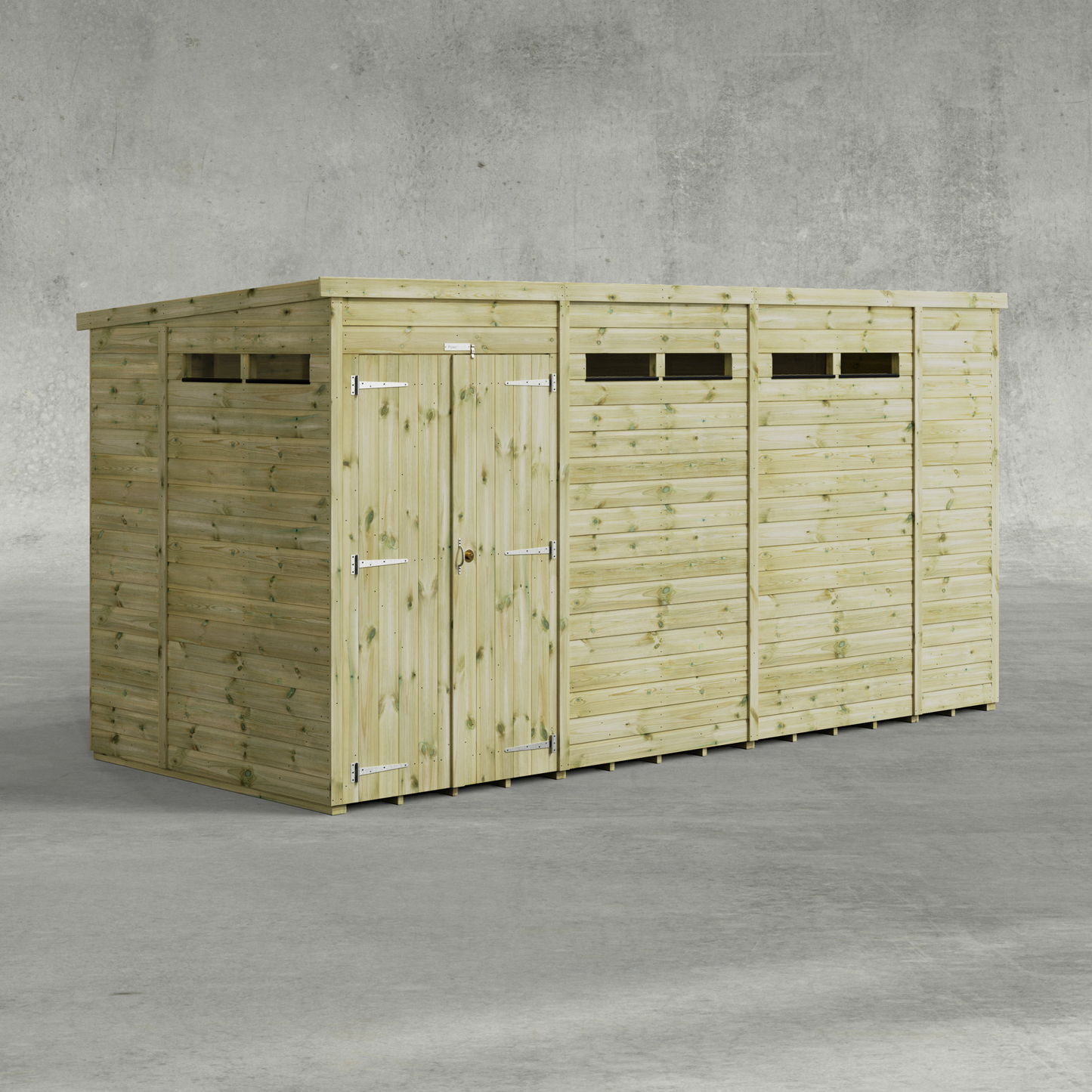 Premium Pent Security Shed