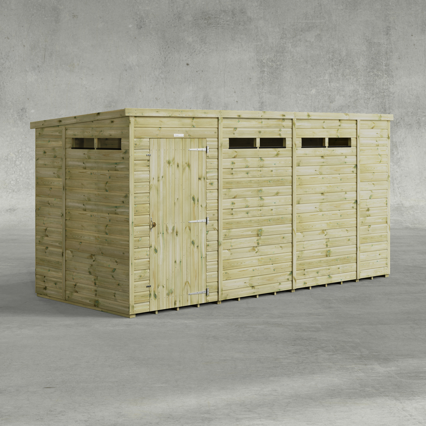 Premium Pent Security Shed